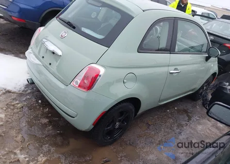 2012 Fiat 500 Pop from USA, damaged, VIN 3C3CFFAR7CT237933